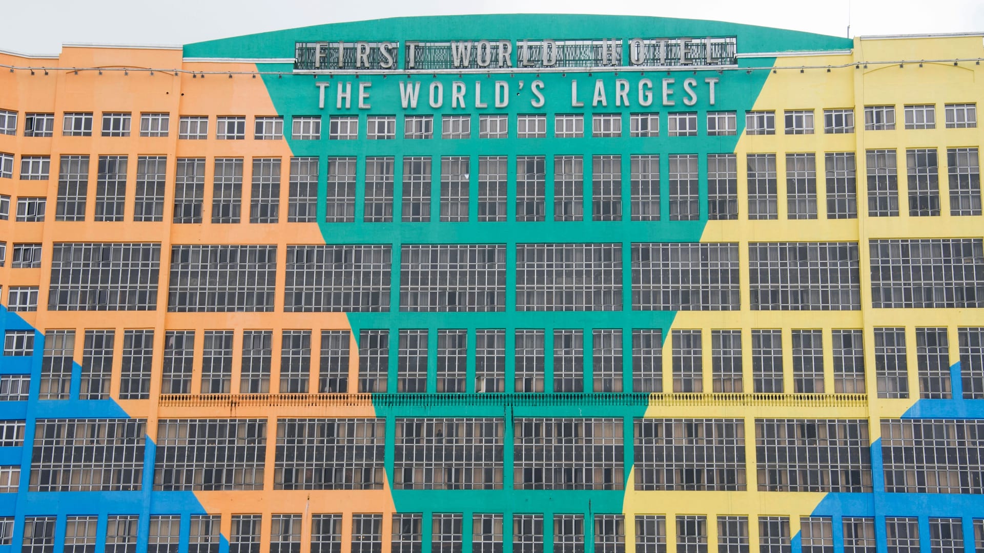 View of First World Hotel at Genting Highlands