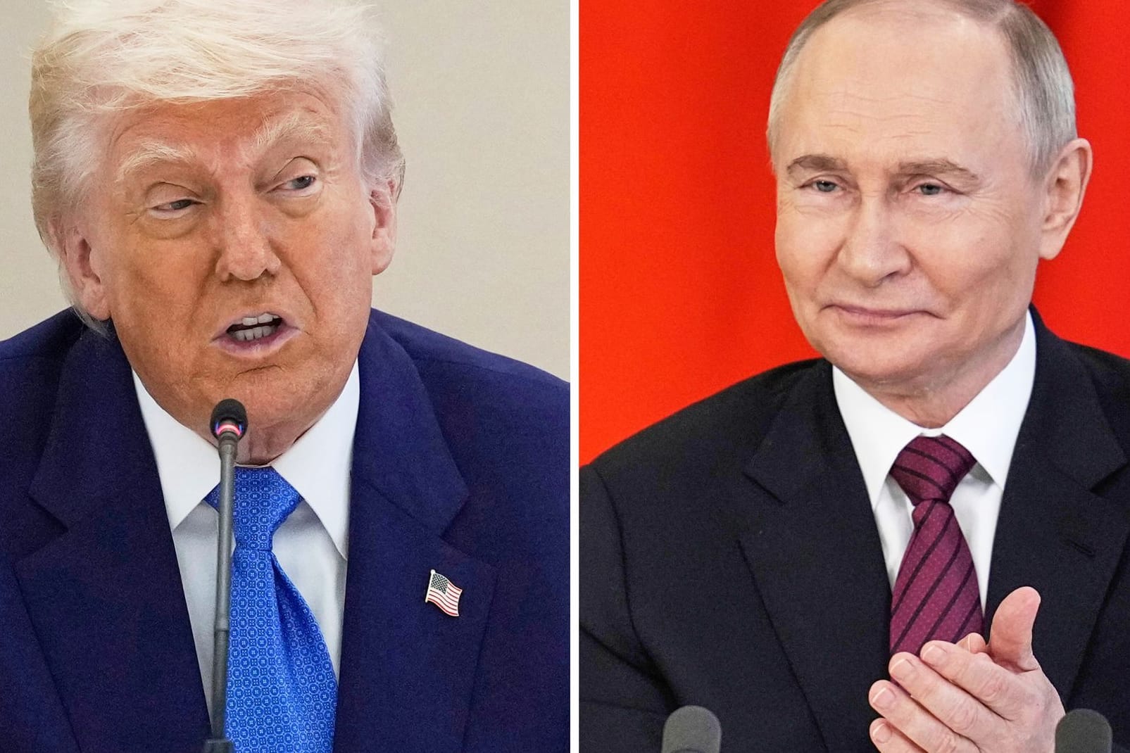 Wladimir Putin (r.) und Donald Trump (Archivbild): Sie treffen sich bald erneut.