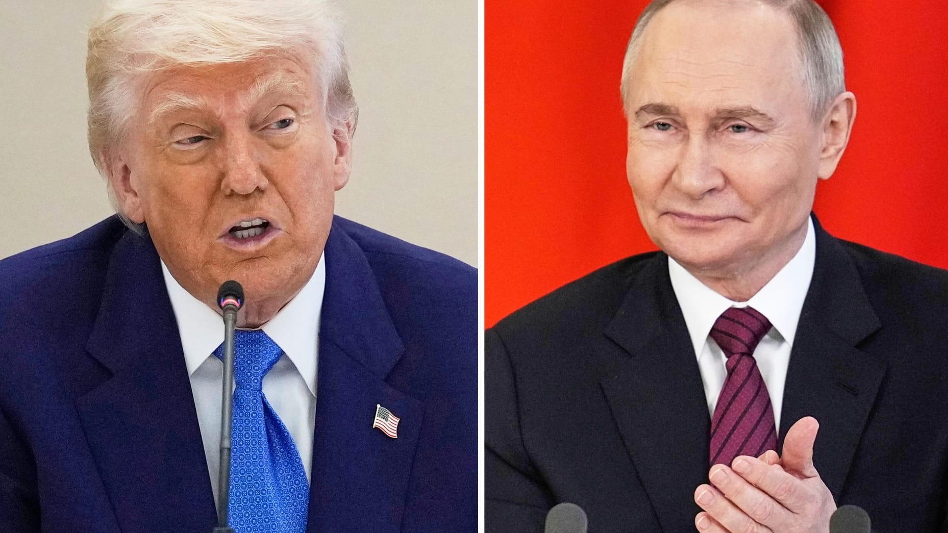 Wladimir Putin (r.) und Donald Trump (Archivbild): Sie treffen sich bald erneut.