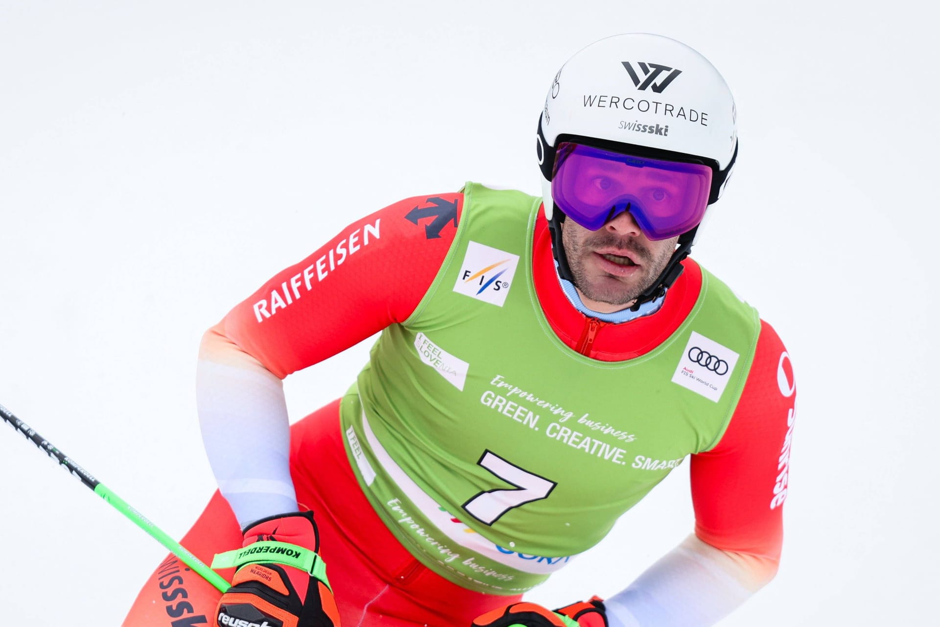 Thomas Tumler: Er ist auf die Disziplinen Super G und Riesenslalom spezialisiert.