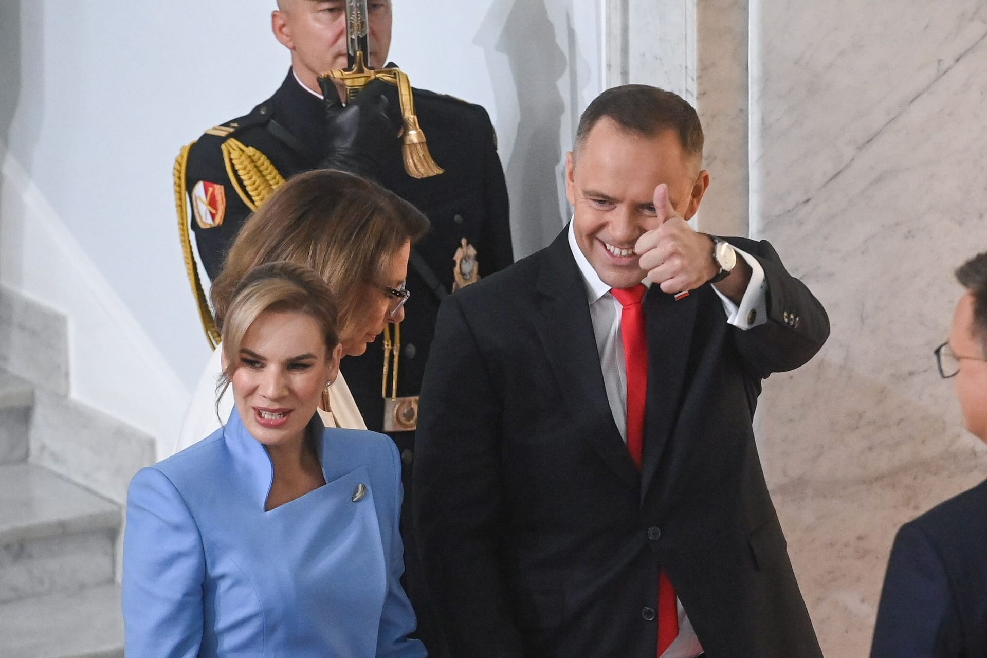 Vereidigung von Polens neuen Präsidenten Nawrocki