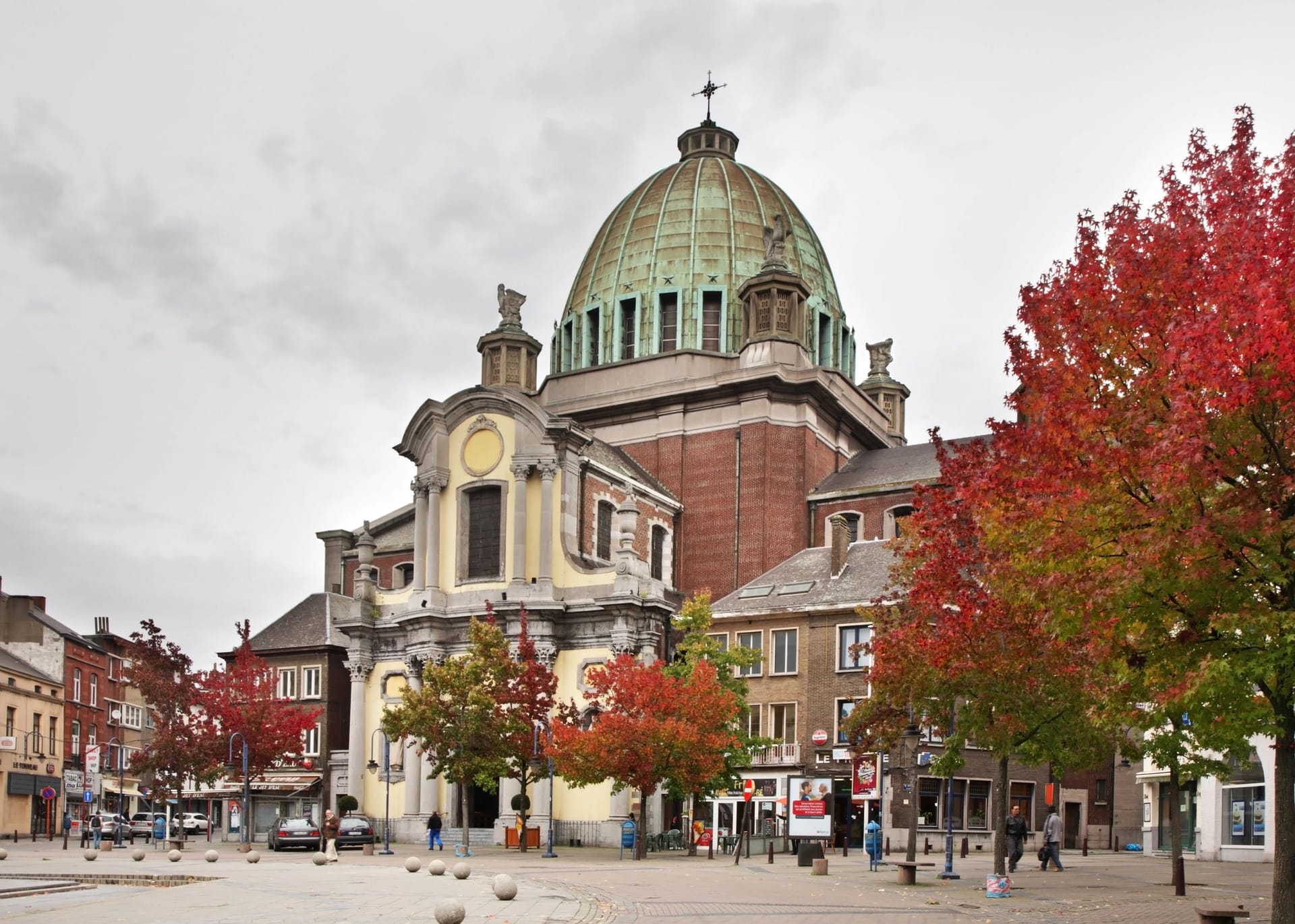 Saint-Christophe church in Charleroi. Belgium Saint-Christophe church in Charleroi. Belgium