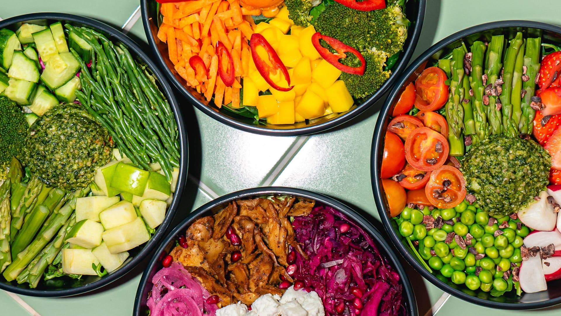 Bowls des Essener Lieferdienstes Green Club (Symbolbild): Das Unternehmen hat sein Insolvenzverfahren überstanden. Bowls des Essener Lieferdienstes Green Club (Symbolbild): Das Unternehmen hat sein Insolvenzverfahren überstanden.