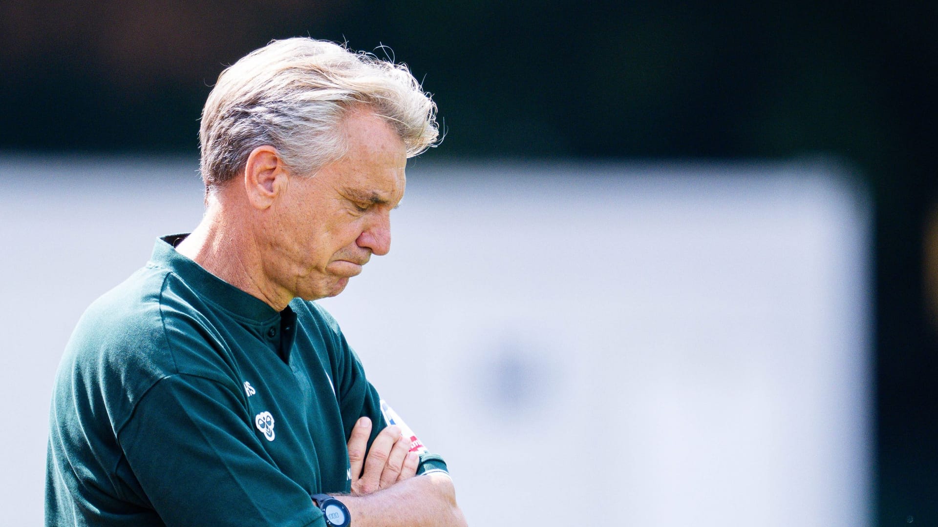 Werder-Trainer Horst Steffen (Archivfoto): In der Torwartfrage hat er eine Entscheidung getroffen.