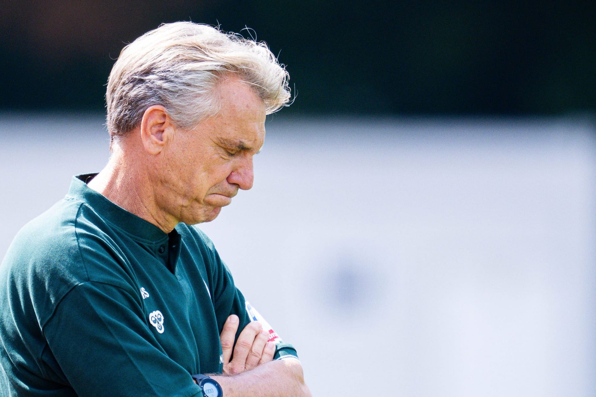 Werder-Trainer Horst Steffen (Archivfoto): In der Torwartfrage hat er eine Entscheidung getroffen.