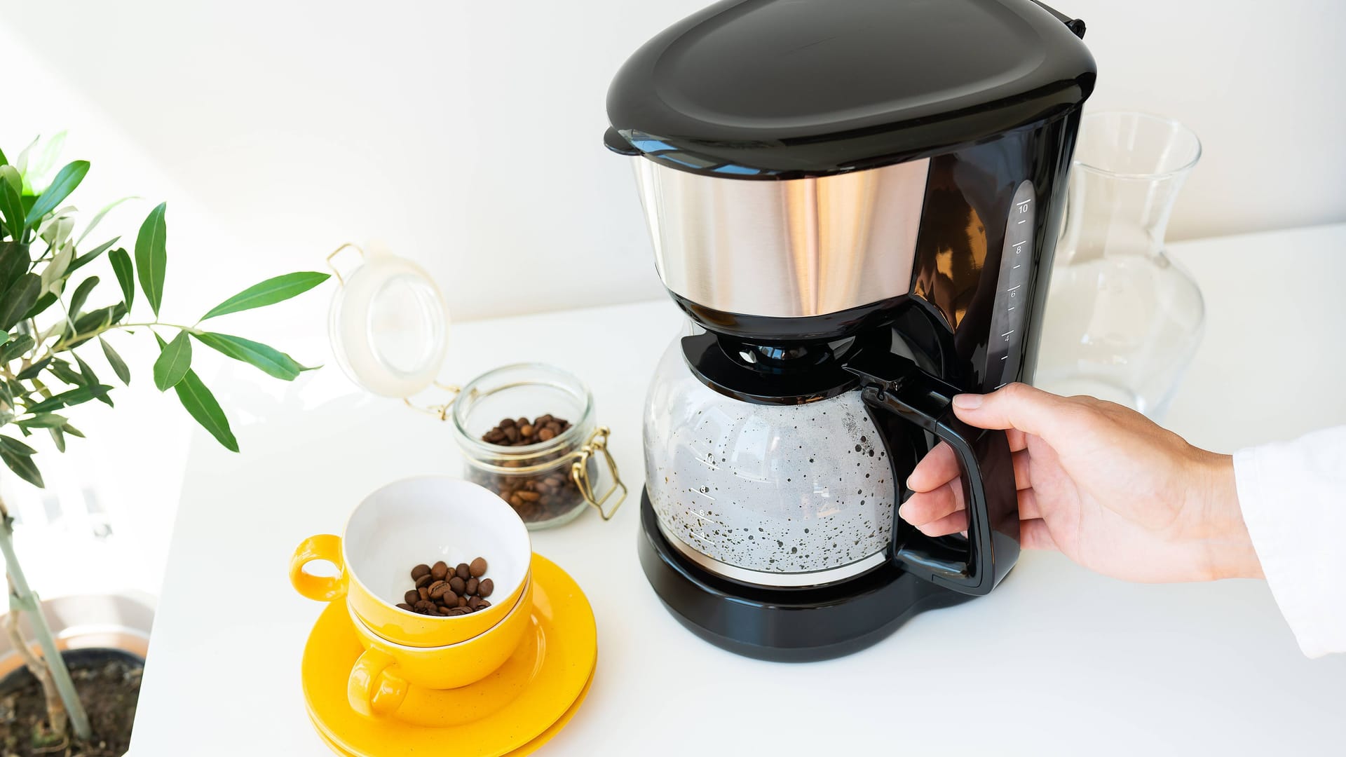 Eine Kaffeefiltermaschine (Symbolbild): Erfunden wurde sie von Melitta Bentz.