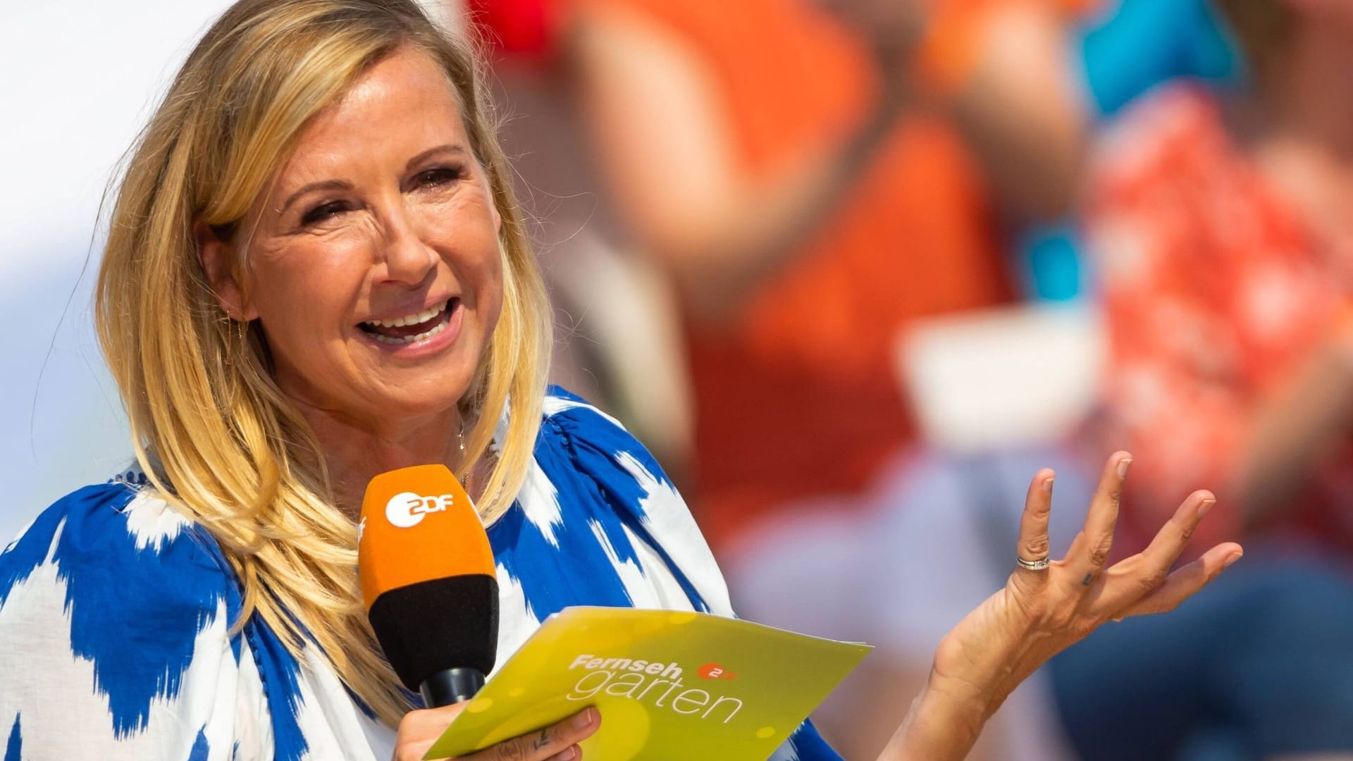 Andrea Kiewel: Sie moderiert den "ZDF-Fernsehgarten".