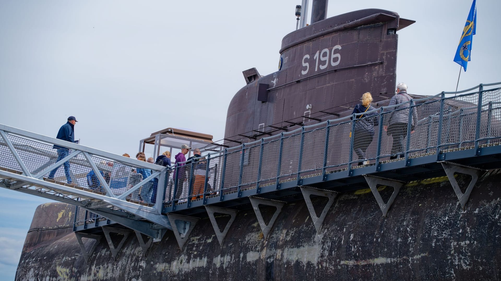 Marine U-Boot U17 öffnet für Besucher