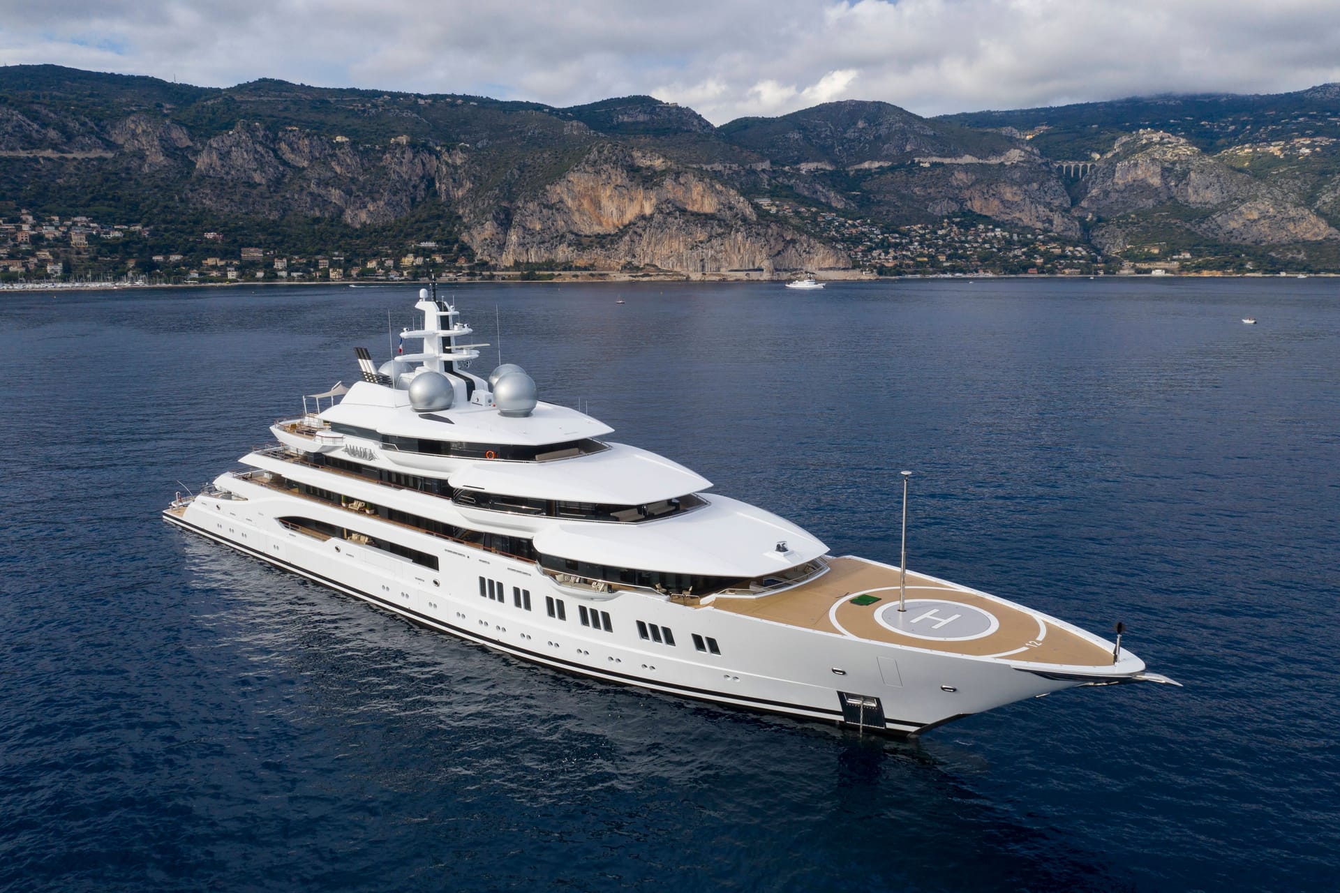 Die Yacht "Amadea" hat einen Marktwert von 325 Millionen Dollar