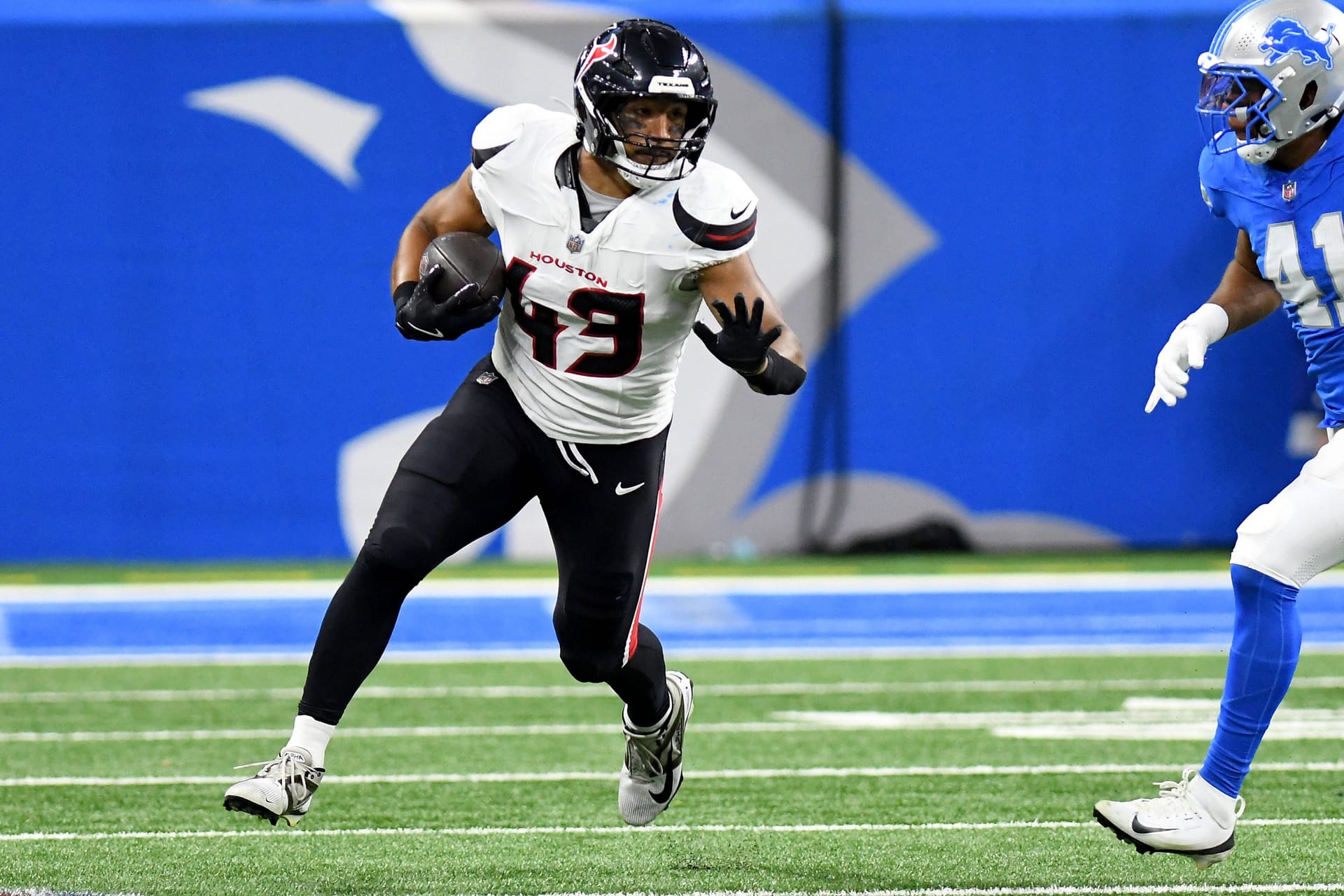 Der deutsche NFL-Profi Jakob Johnson spielte zuletzt für die Houston Texans.