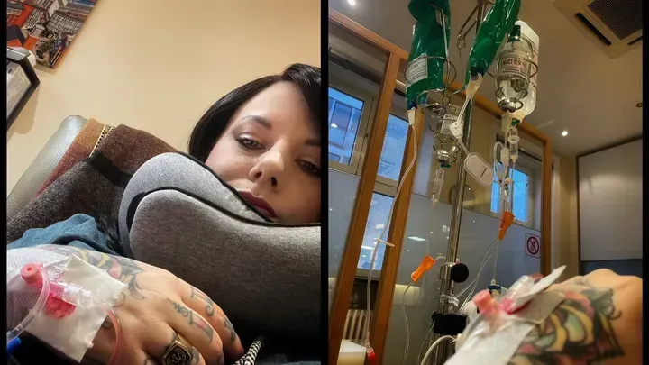 Die Tätowiererin Liz Vegas lebt mit ihrer schweren Krankheit