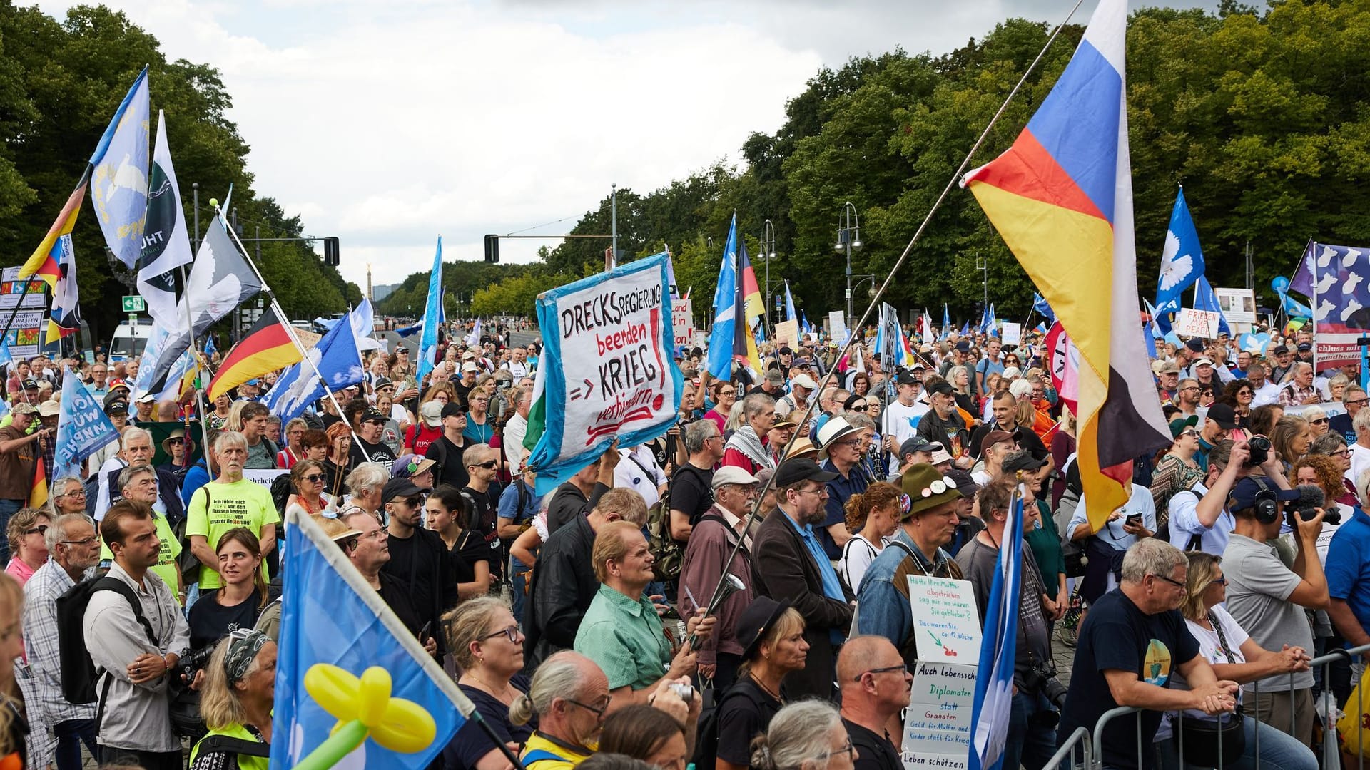 Demonstration "Frieden und Freiheit"