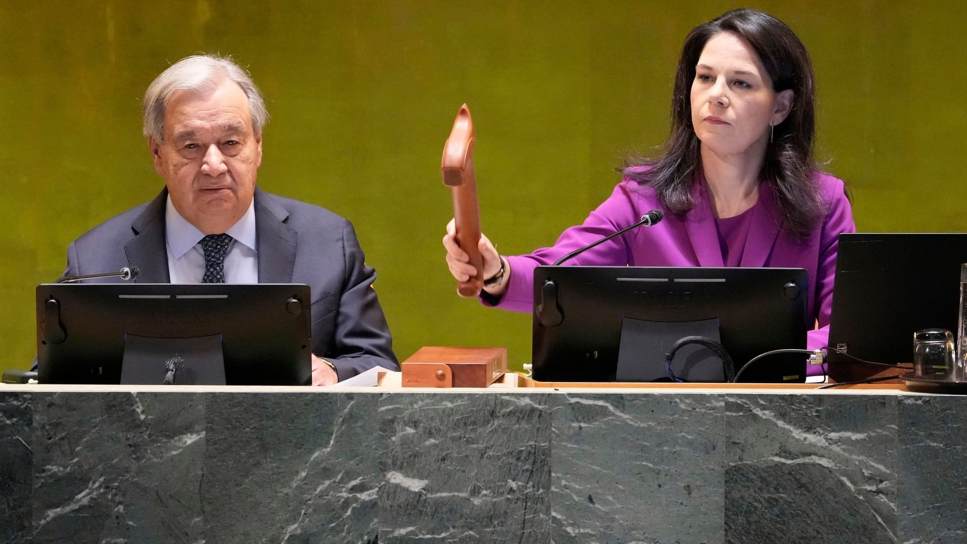 Annalena Baerbocks große UN-Woche: Es ist ein Kampf ums Überleben