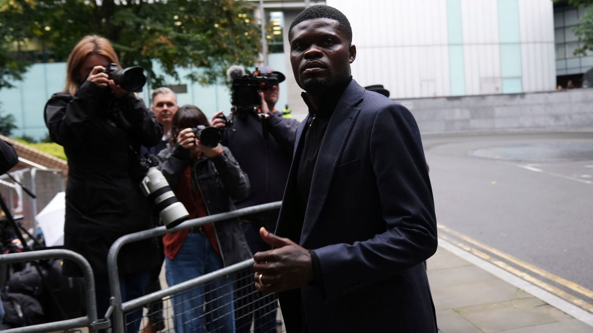 Prozess gegen Thomas Partey in London Prozess gegen Thomas Partey in London