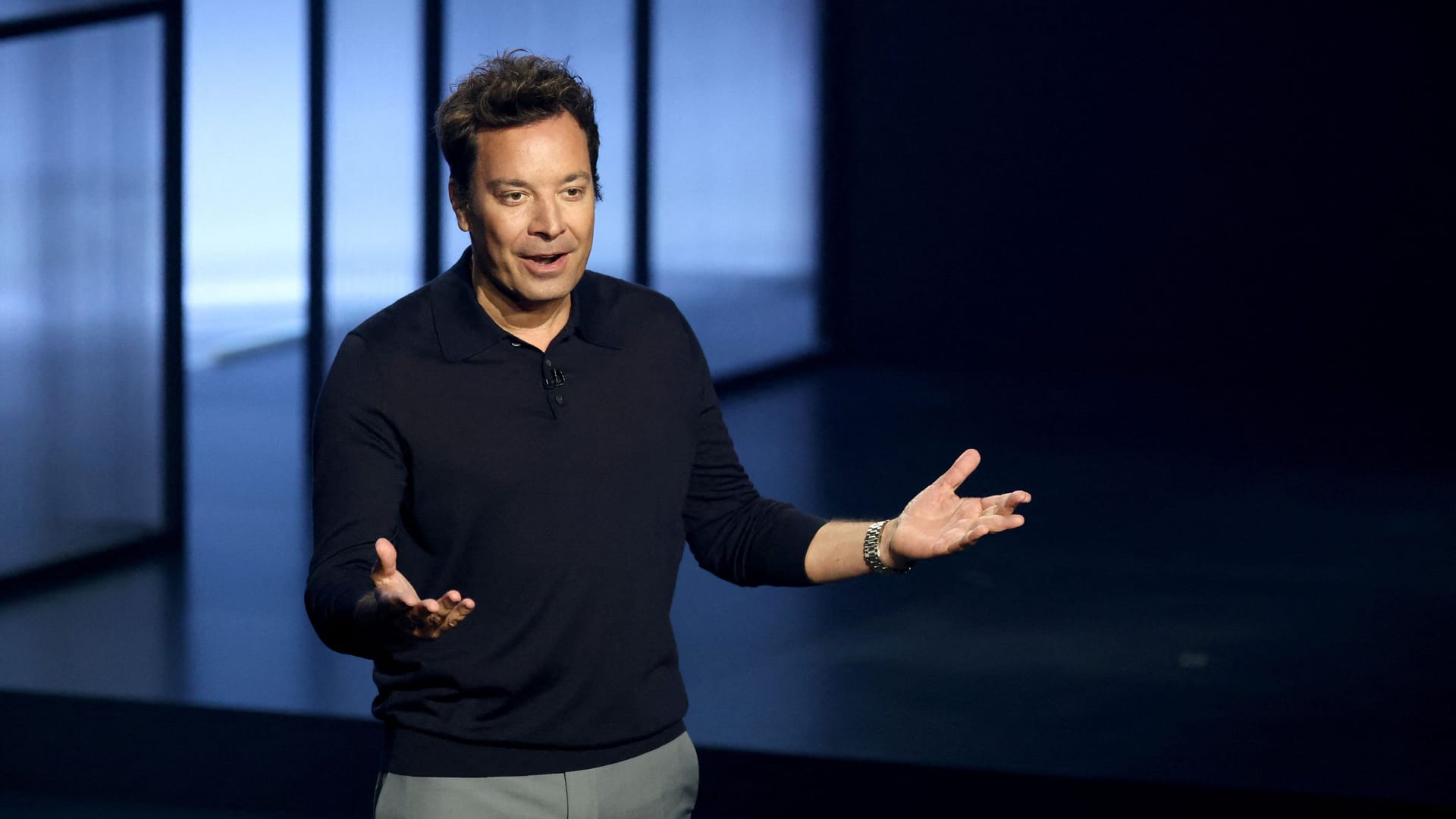 Der trump-kritische Talkmaster Jimmy Fallon könnte der nächste sein, der seinen Job verliert. Der trump-kritische Talkmaster Jimmy Fallon könnte der nächste sein, der seinen Job verliert.