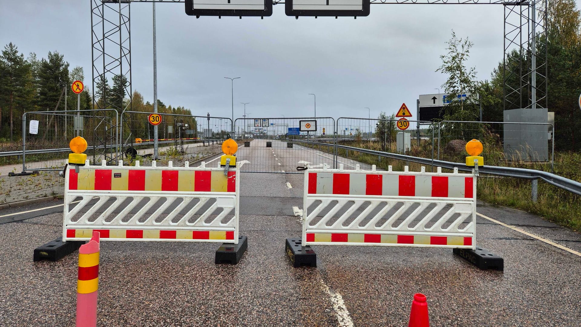 Grenzübergang Vaalimaa: Seit 2023 ist der Übergang zu Russland geschlossen.