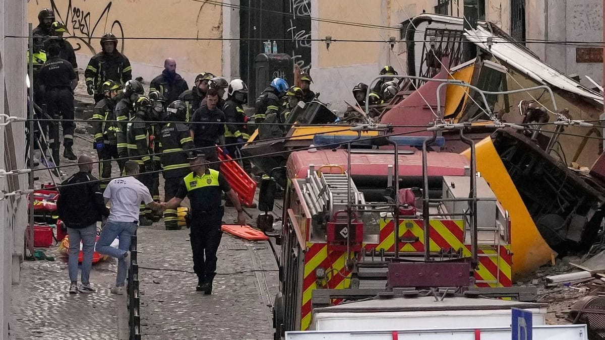 Lissabon Seilbahn-Unglück: Deutscher Familienvater wohl unter den Opfern