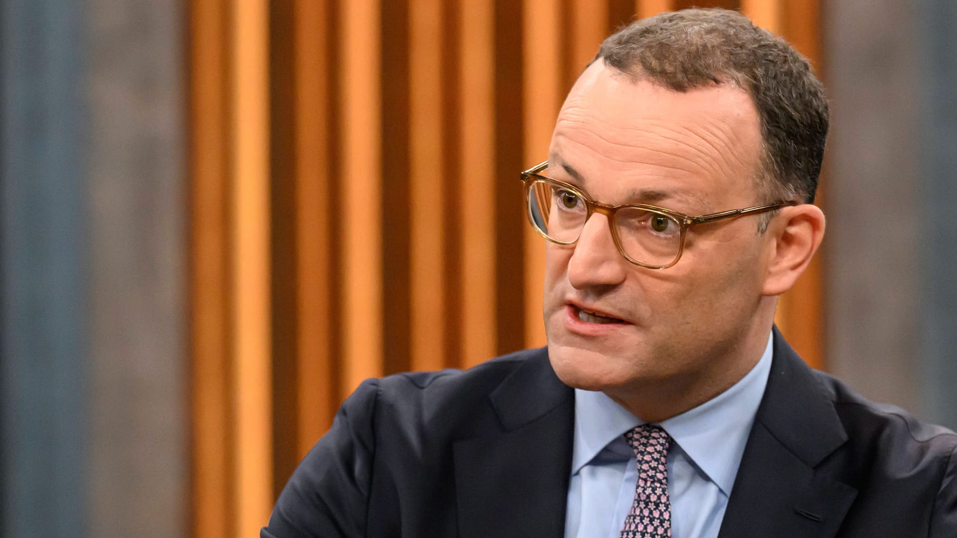 Jens Spahn (CDU) zu Gast in der TV-Show "Caren Miosga". Jens Spahn (CDU) zu Gast in der TV-Show "Caren Miosga".