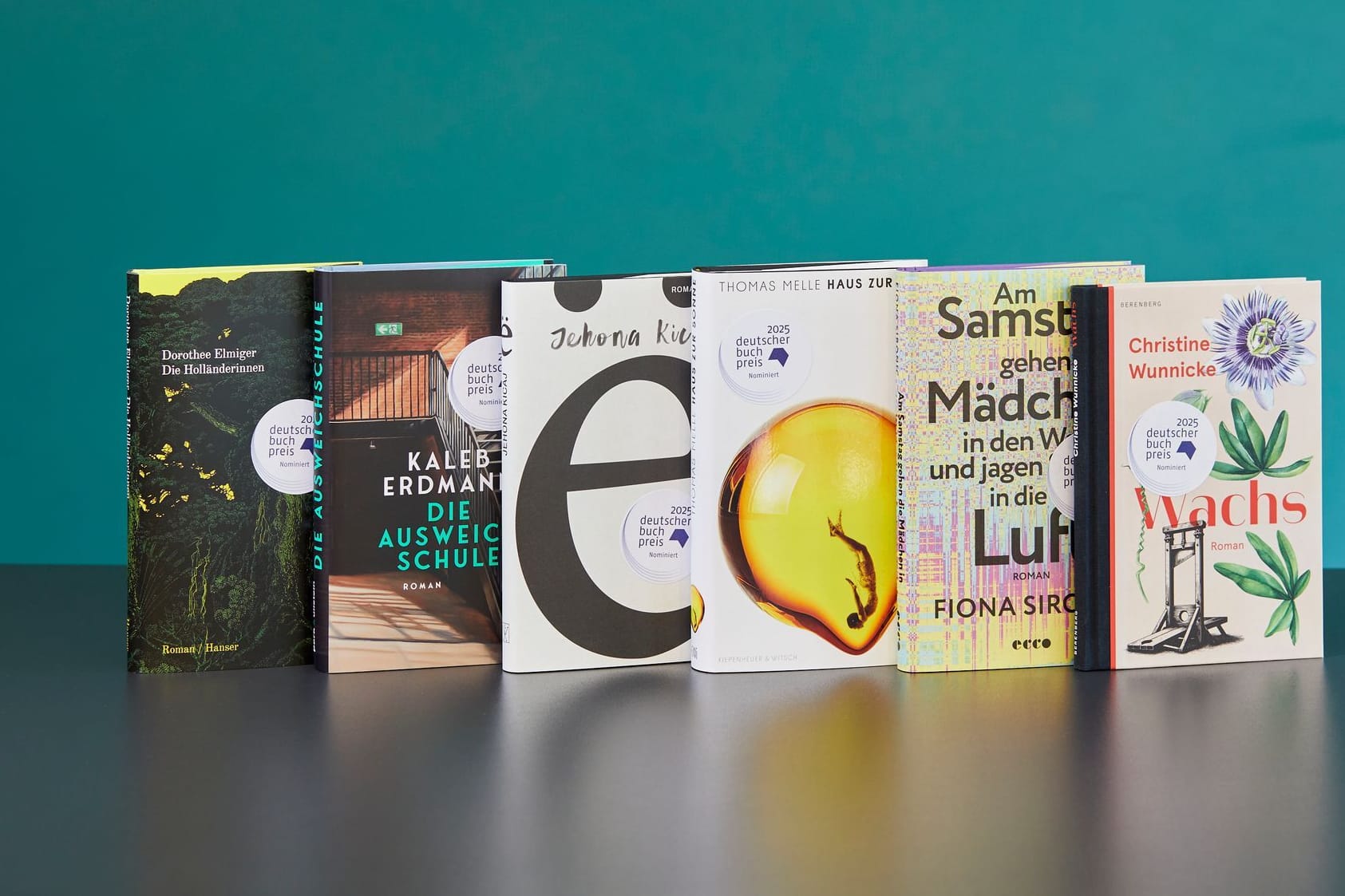 Bücher der Shortlist für den Buchpreis