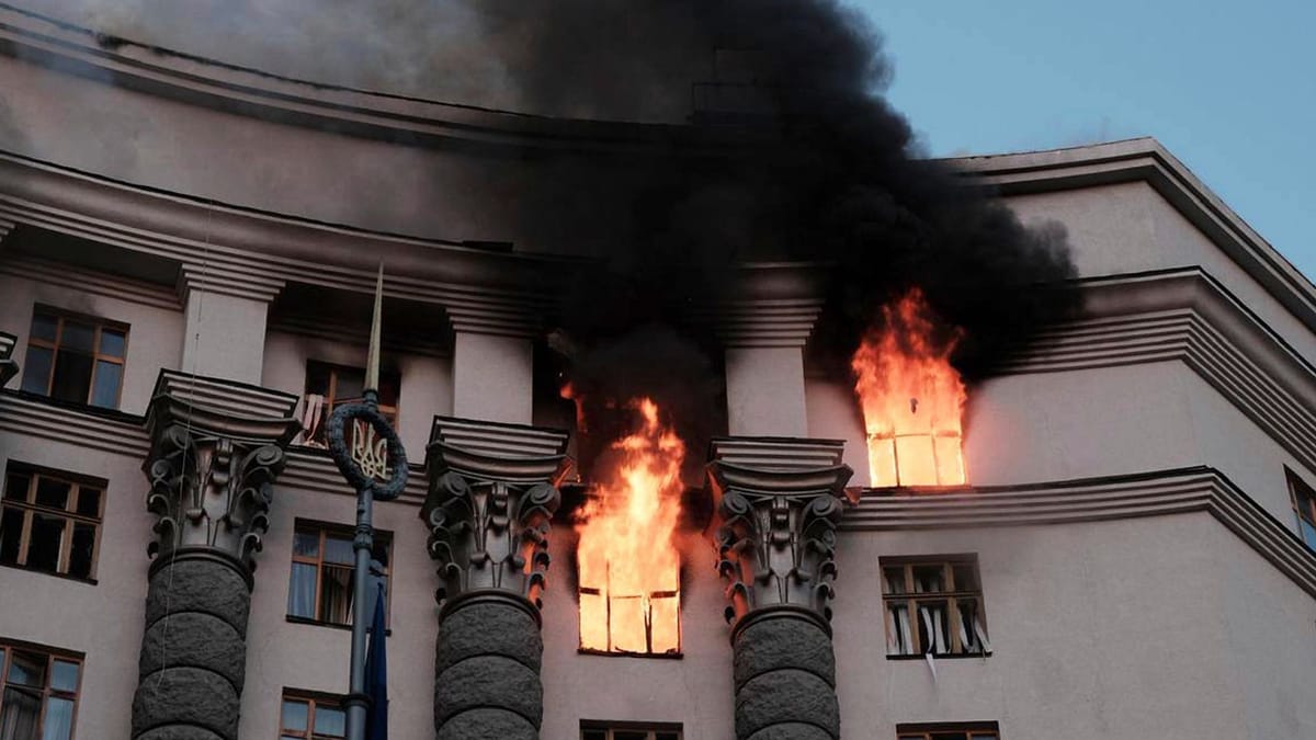 Regierungsgebäude beschossen: Kreml zerstört erstmals Kiewer Regierungssitz