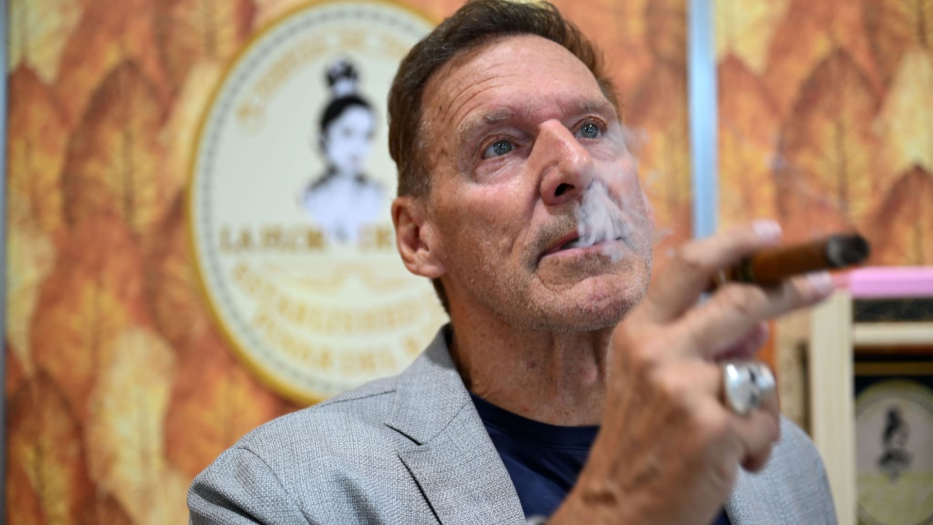 Schauspieler Ralf Moeller bei der Intertabac Schauspieler Ralf Moeller bei der Intertabac