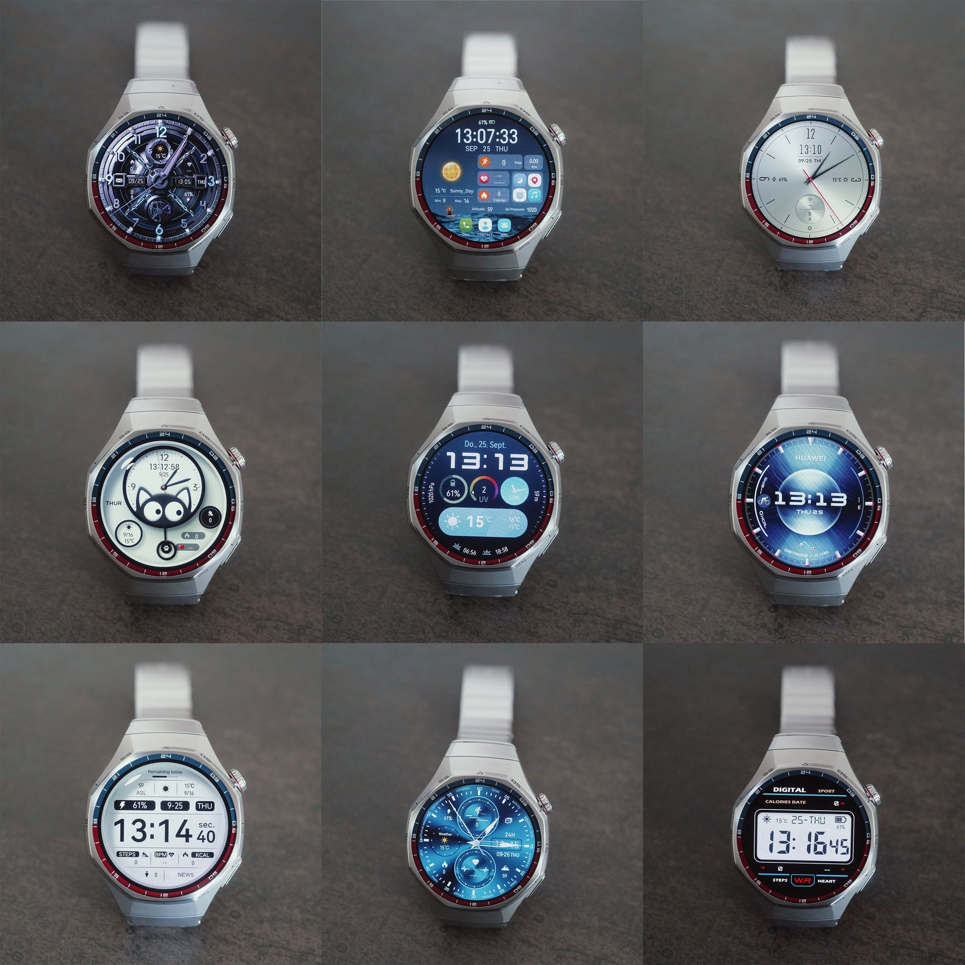 Sportlich, elegant oder verspielt: Huawei bietet für die GT 6 Pro zahlreiche Gesichter zum Download an. Sportlich, elegant oder verspielt: Huawei bietet für die GT 6 Pro zahlreiche Gesichter zum Download an.