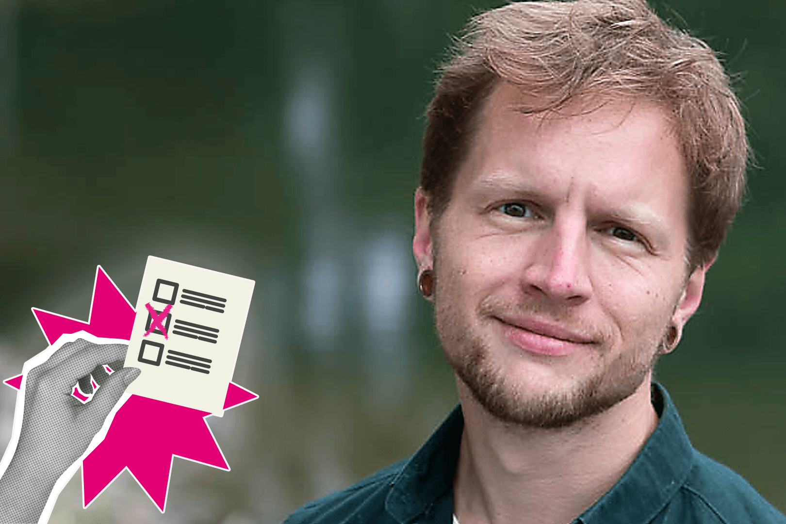Lukas Fix: Der Student tritt für die Partei Klimaliste an. Lukas Fix: Der Student tritt für die Partei Klimaliste an.
