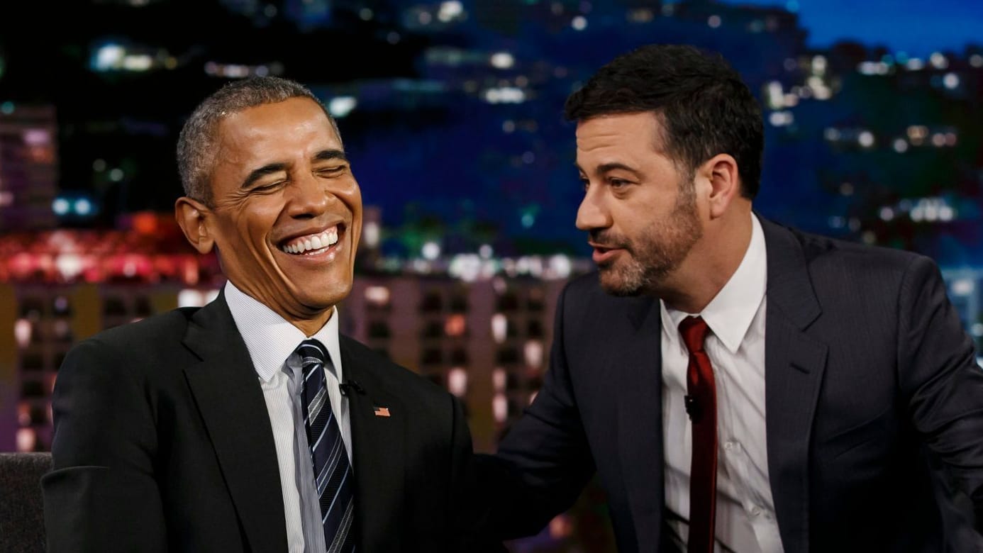Barack Obama und Jimmy Kimmel