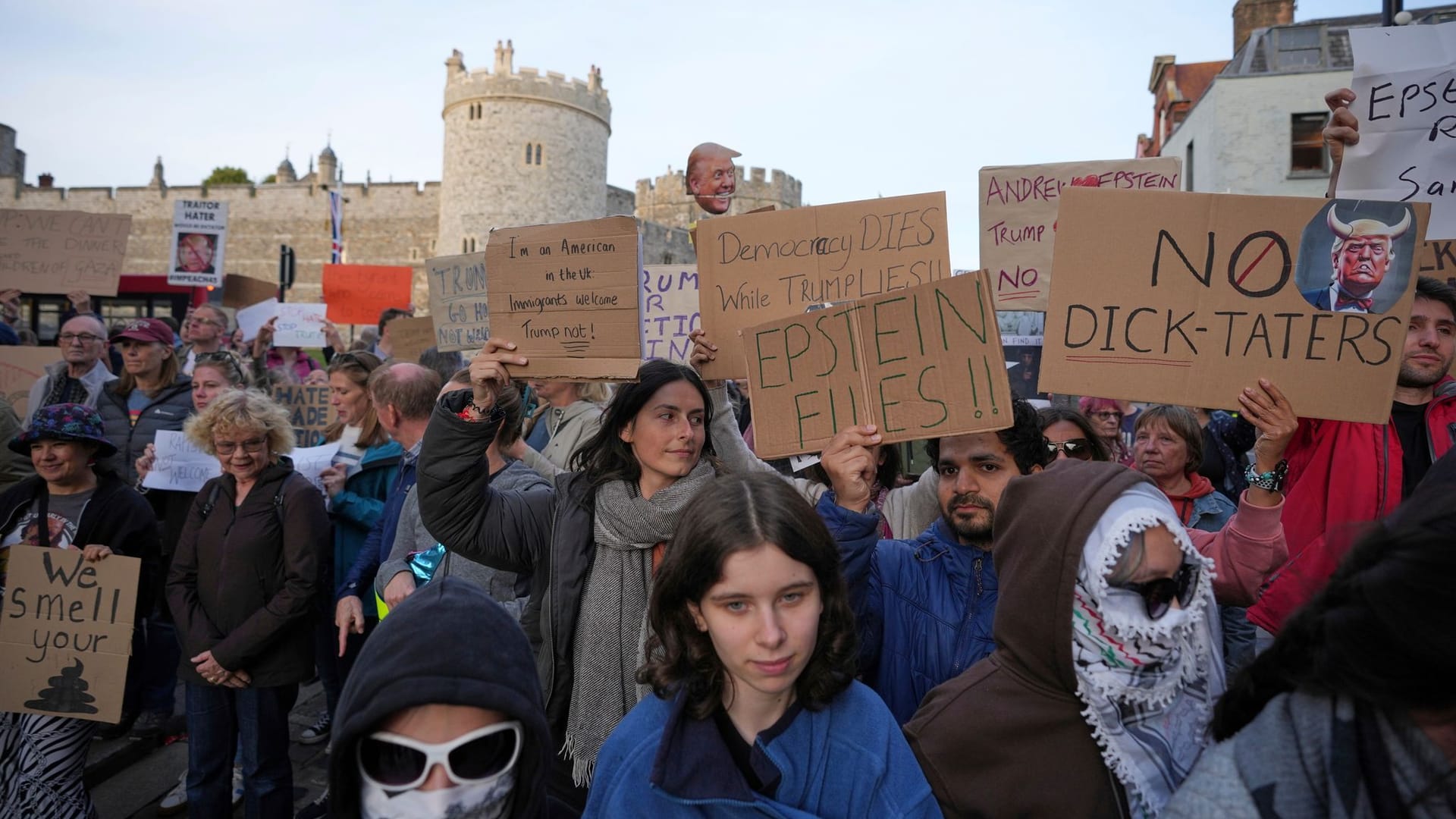 Vor dem Trump Besuch in Großbritannien