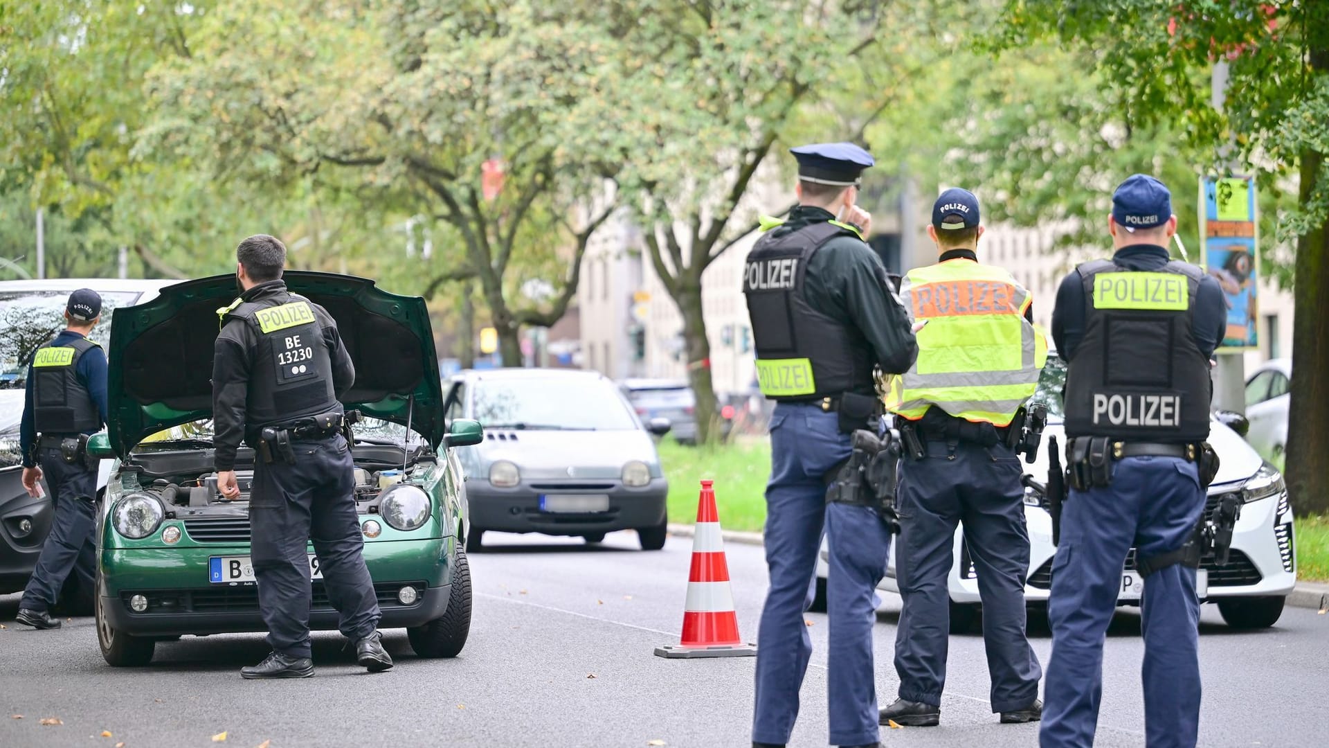 Polizeikontrollen in Berlin und Brandenburg