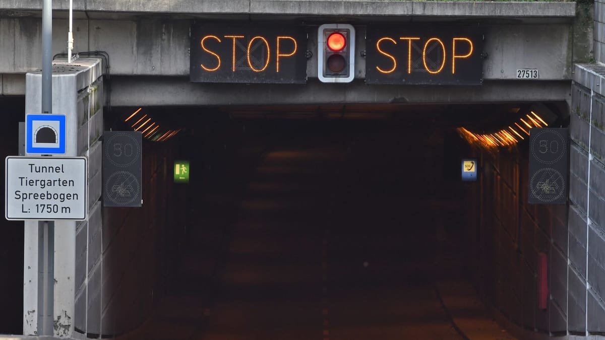 Tiergartentunnel v Berlinu bo ponoči zaprt za dva tedna