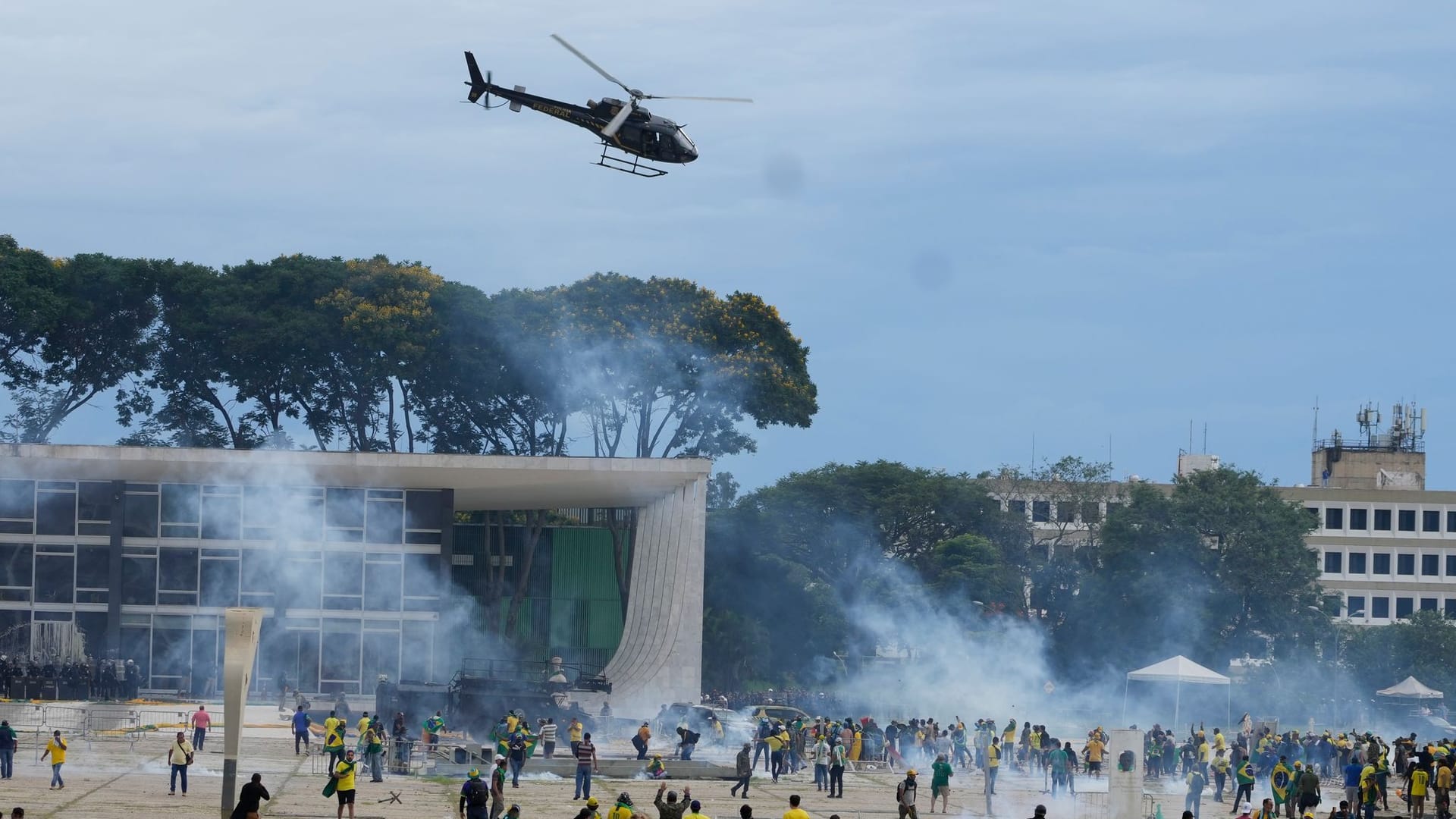 Sturm auf Regierungsgebäude in Brasilien
