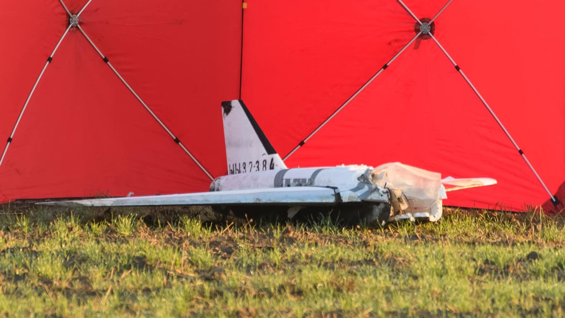 Eine der Drohnen, die über Polen abgeschossen wurden.