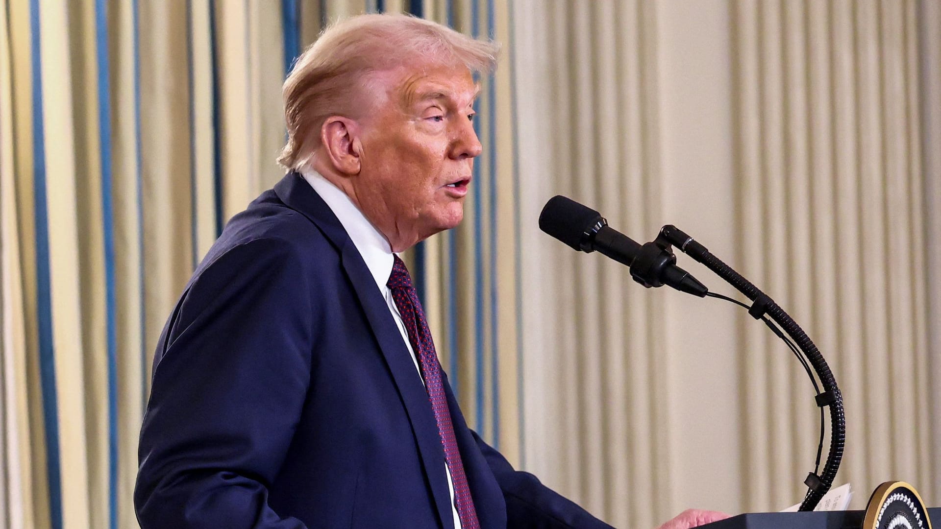 US-Präsident Donald Trump: "Sie mögen mich alle, ich weiß auch nicht warum"