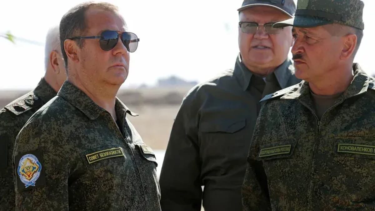 Ukraine-Krieg: Russe Medwedew sieht USA im Krieg gegen Moskau