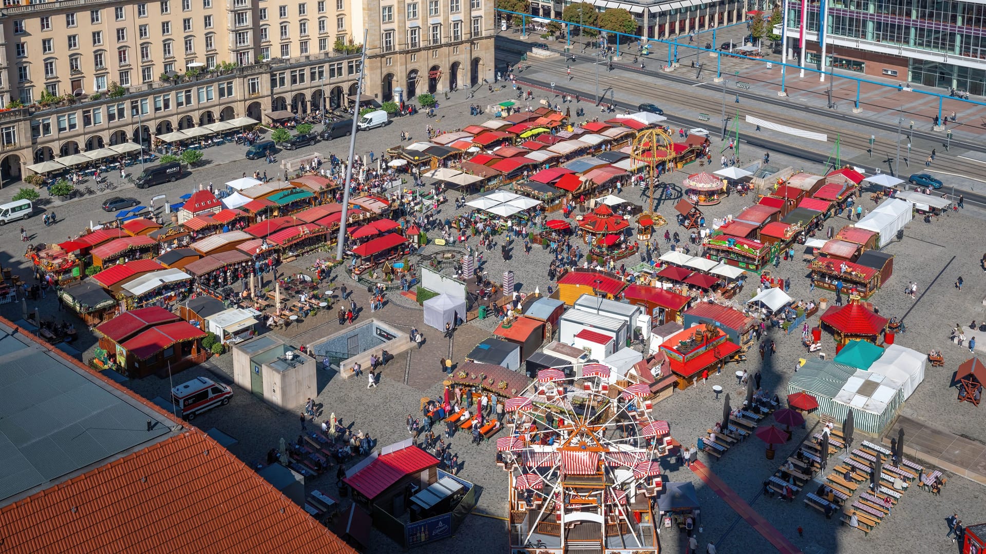 Der Altmarkt während dem Herbstmark im Jahr 2019: Der Altmarkt während dem Herbstmark im Jahr 2019: