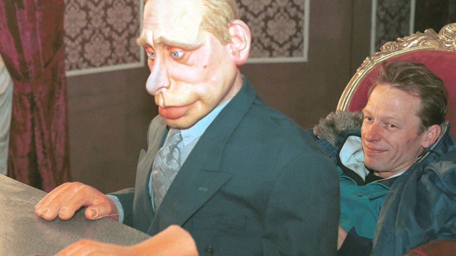 Wladimir Putin als Puppe in der TV-Show "Kukly" (Archivbild): Auch Russlands Staatschef blieb von der Satiresendung nicht verschont.