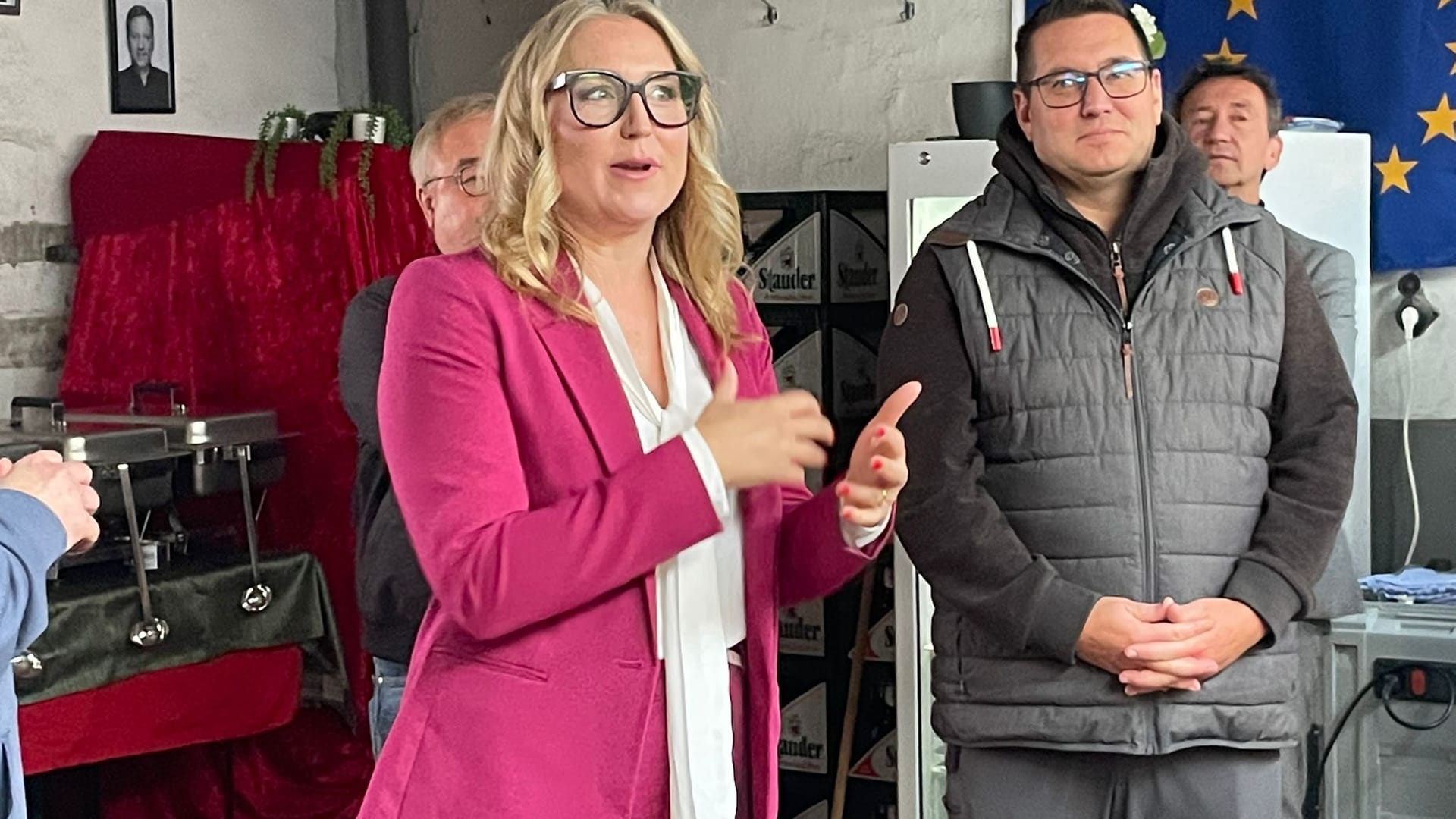 Trotz der Niederlage zeigte sich SPD-Kandidatin Julia Klewin zufrieden mit der Wahl.