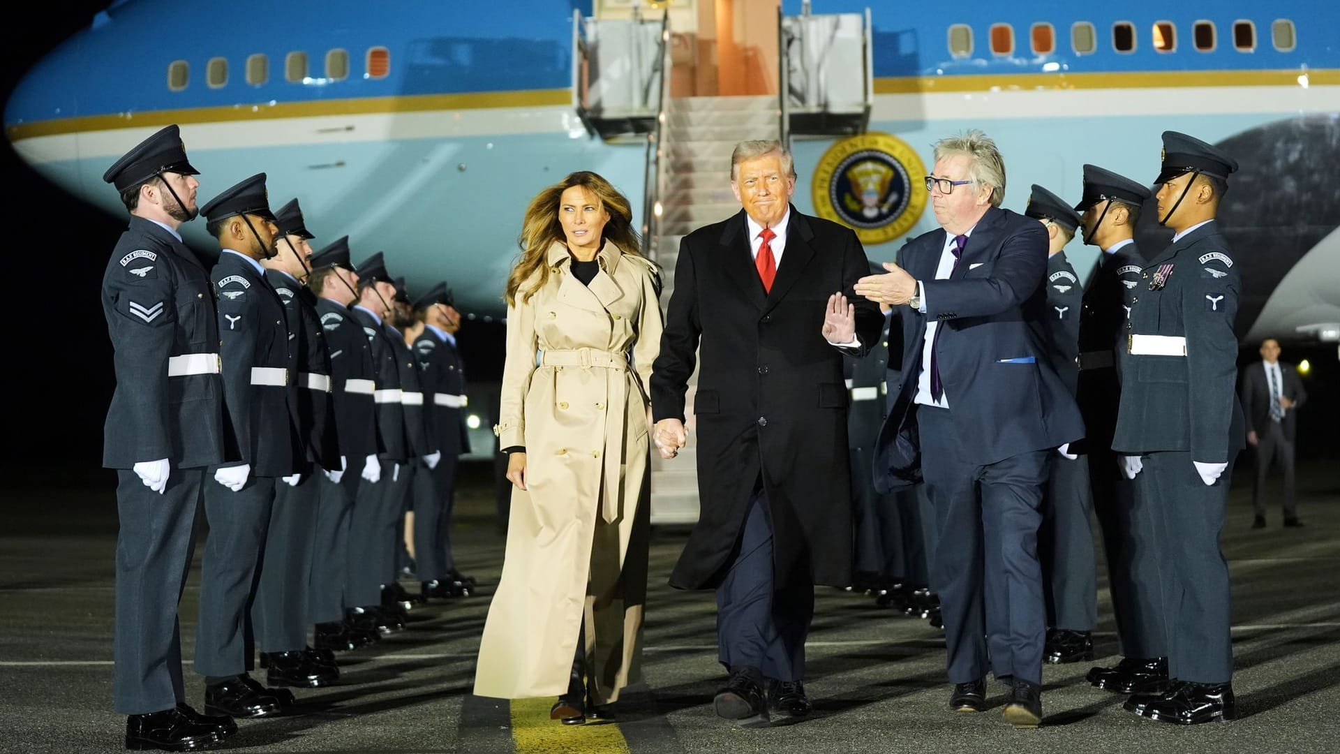 US-Präsident Trump besucht Großbritannien