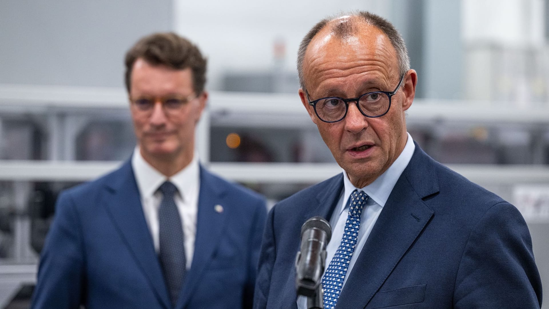 Merz zu Antrittsbesuch in Nordrhein-Westfalen