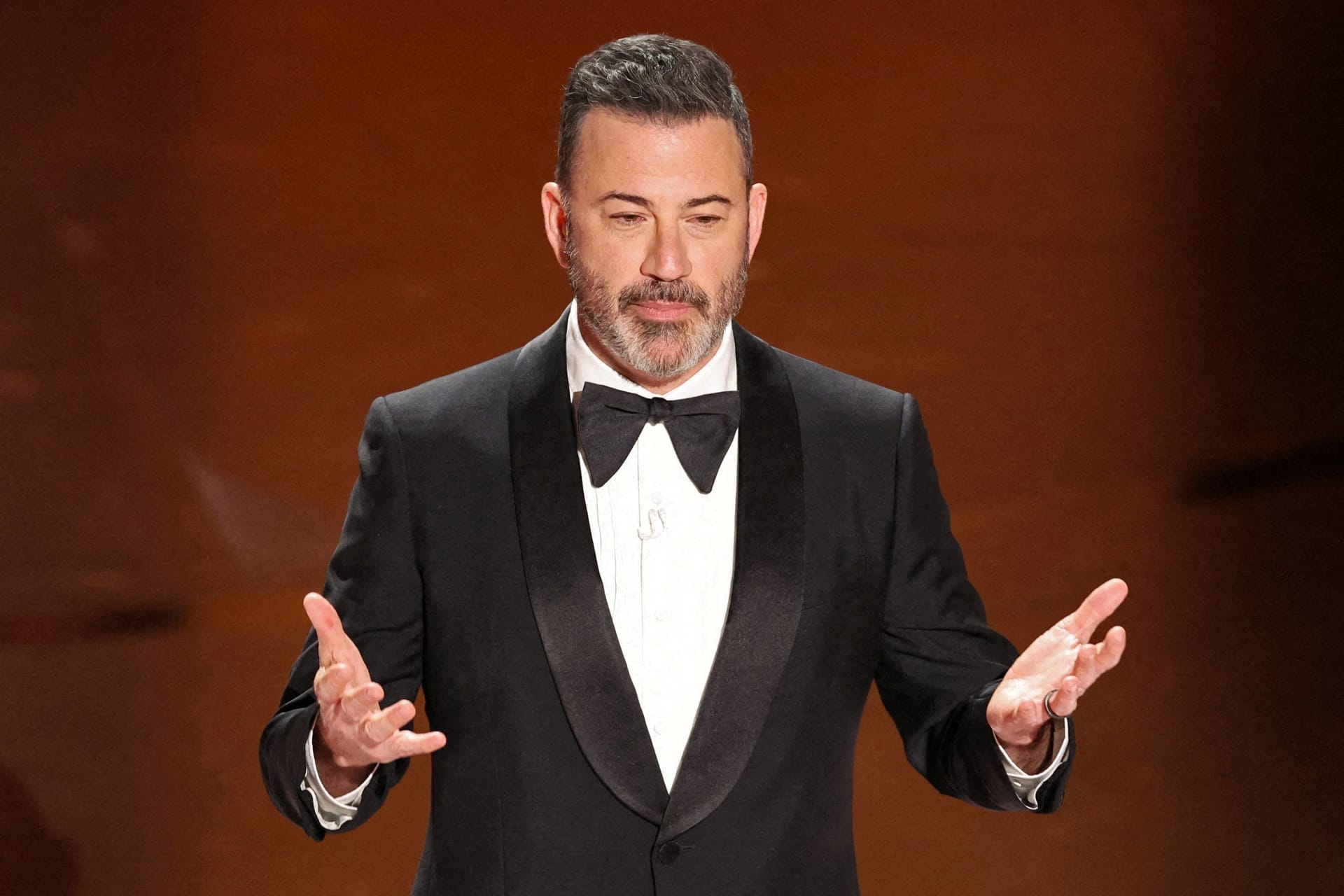 Moderator Jimmy Kimmel (Archivfoto): Er und andere Moderatoren müssen unter Trump um ihren Job fürchten. Moderator Jimmy Kimmel (Archivfoto): Er und andere Moderatoren müssen unter Trump um ihren Job fürchten.