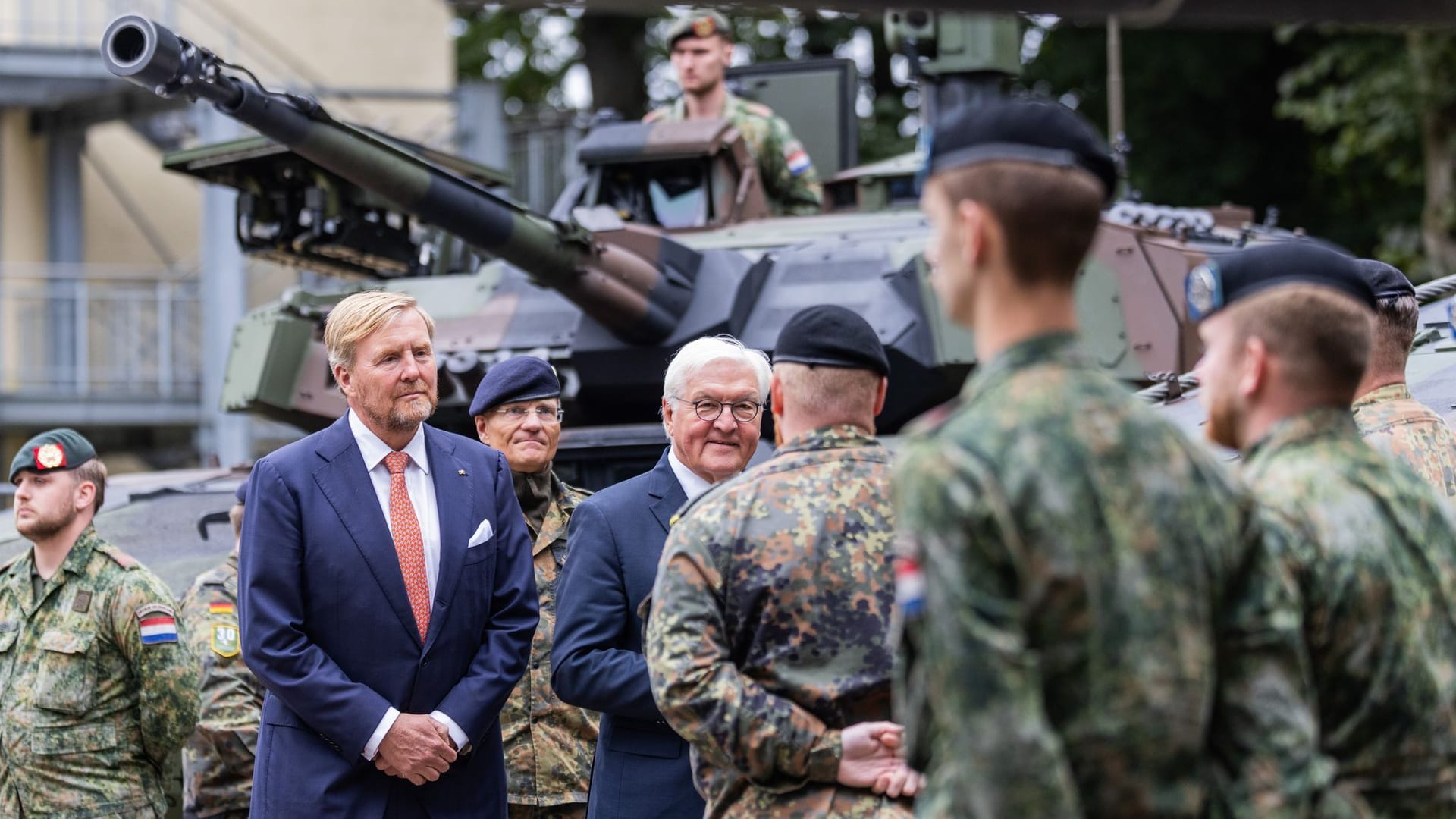 König Willem-Alexander besucht Münster