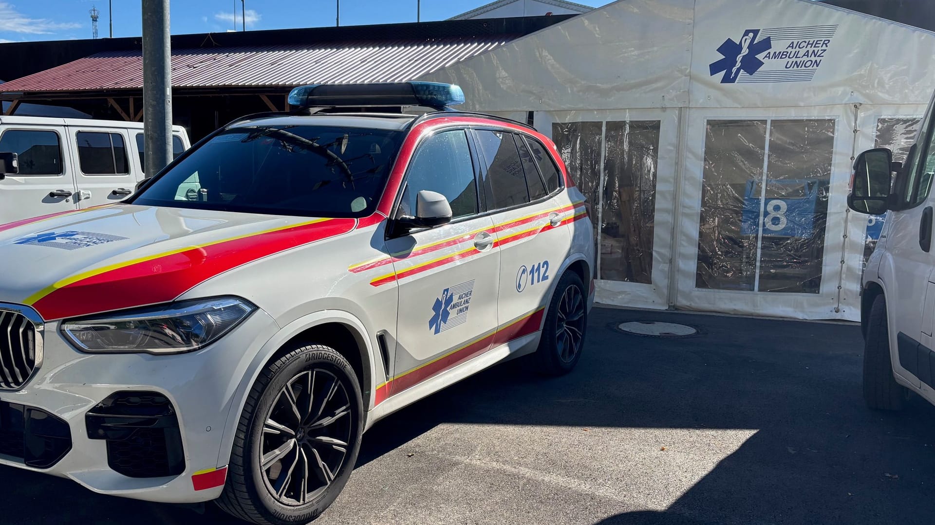 Neu in diesem Jahr: Die Fläche vor dem Servicezentrum ist nun asphaltiert.