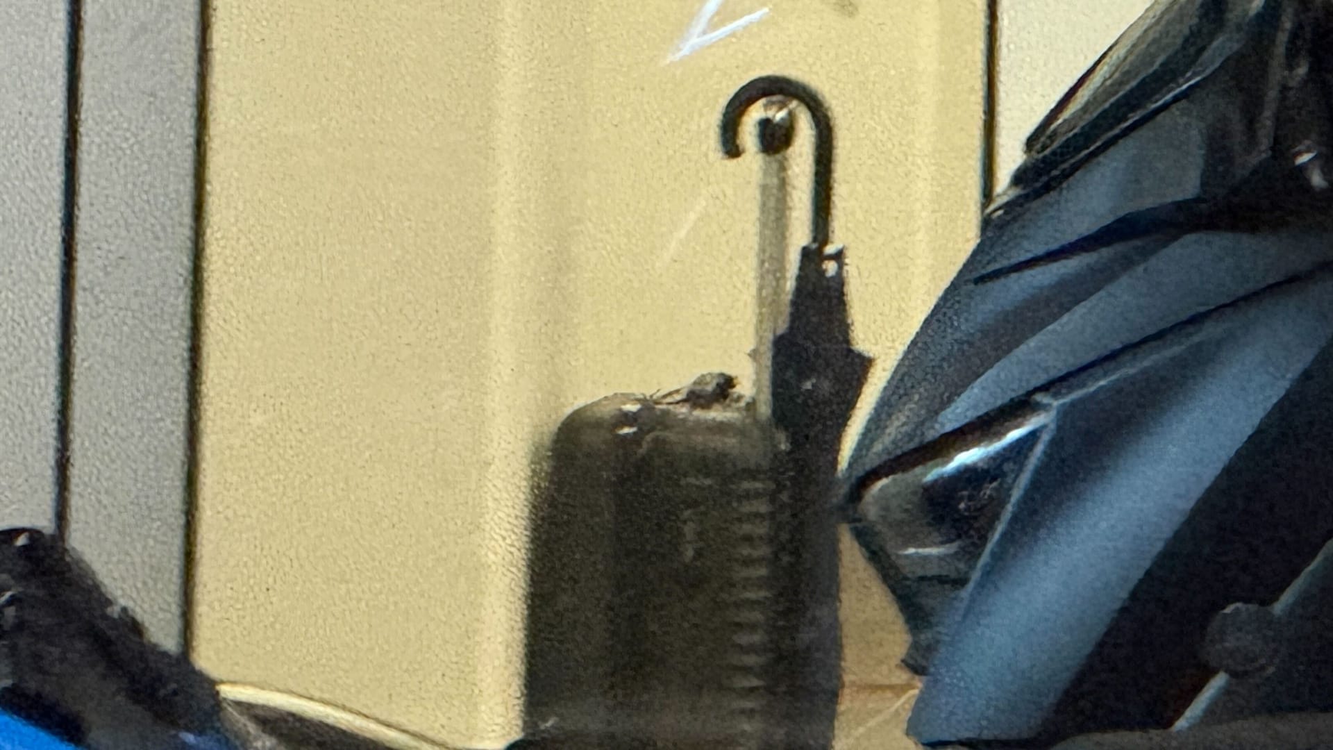 Der Koffer: Er wurde von Sprengstoffexperten untersucht. Der Koffer: Er wurde von Sprengstoffexperten untersucht.