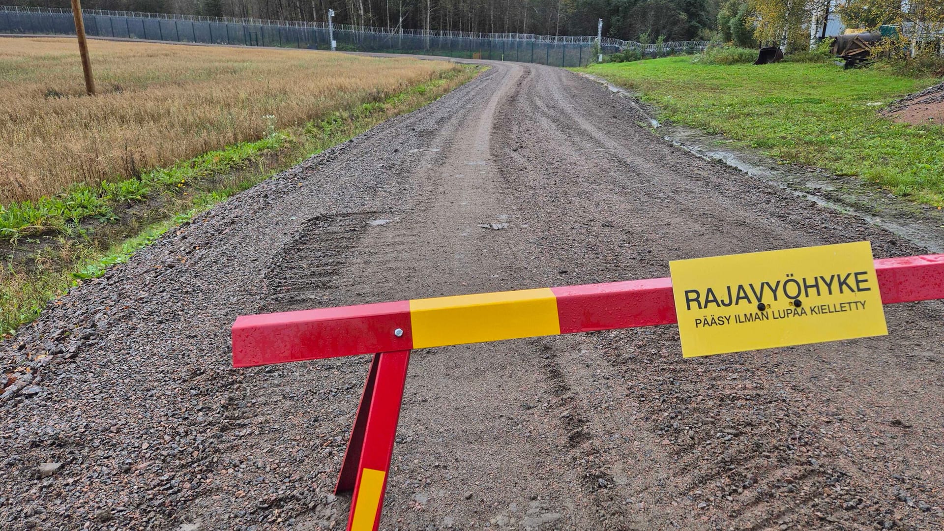 Grenzzaun in Virolahti: Finnland will 200 Kilometer seiner Grenze nach Russland mit einem Zaun sichern.