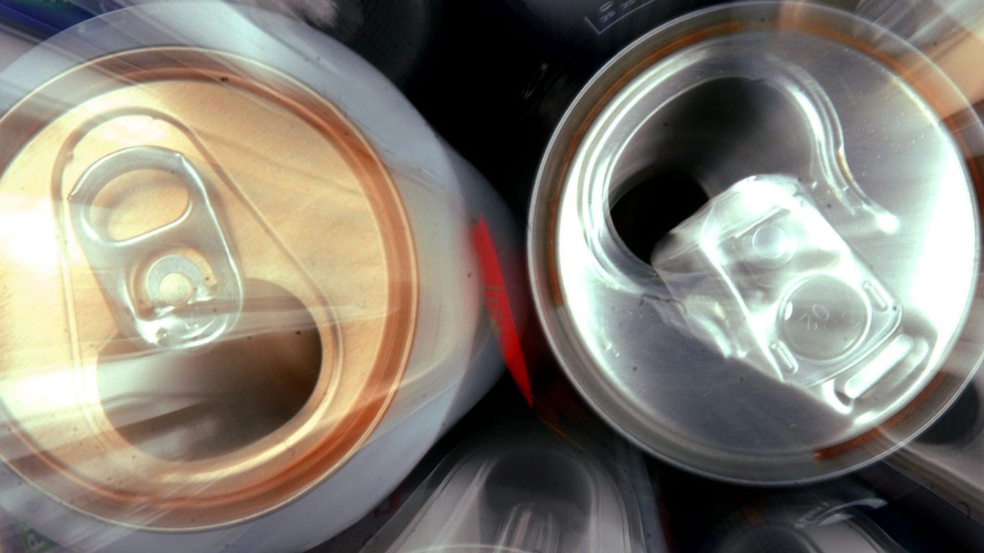 Leere Getränkedosen