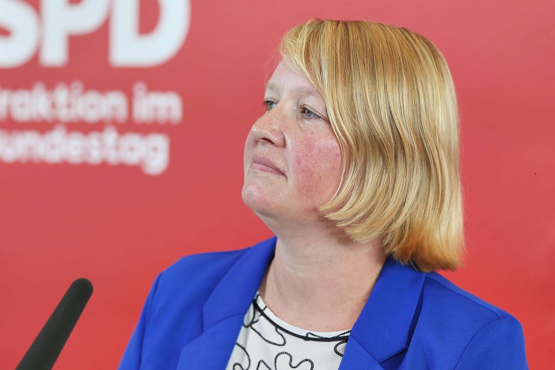 Wiebke Esdar, SPD-Fraktionsvorsitzende: Sie lief auf einer Demonstration mit, die gegen Bundeskanzler Frierich Merz gerichtet war. (Archivbild)