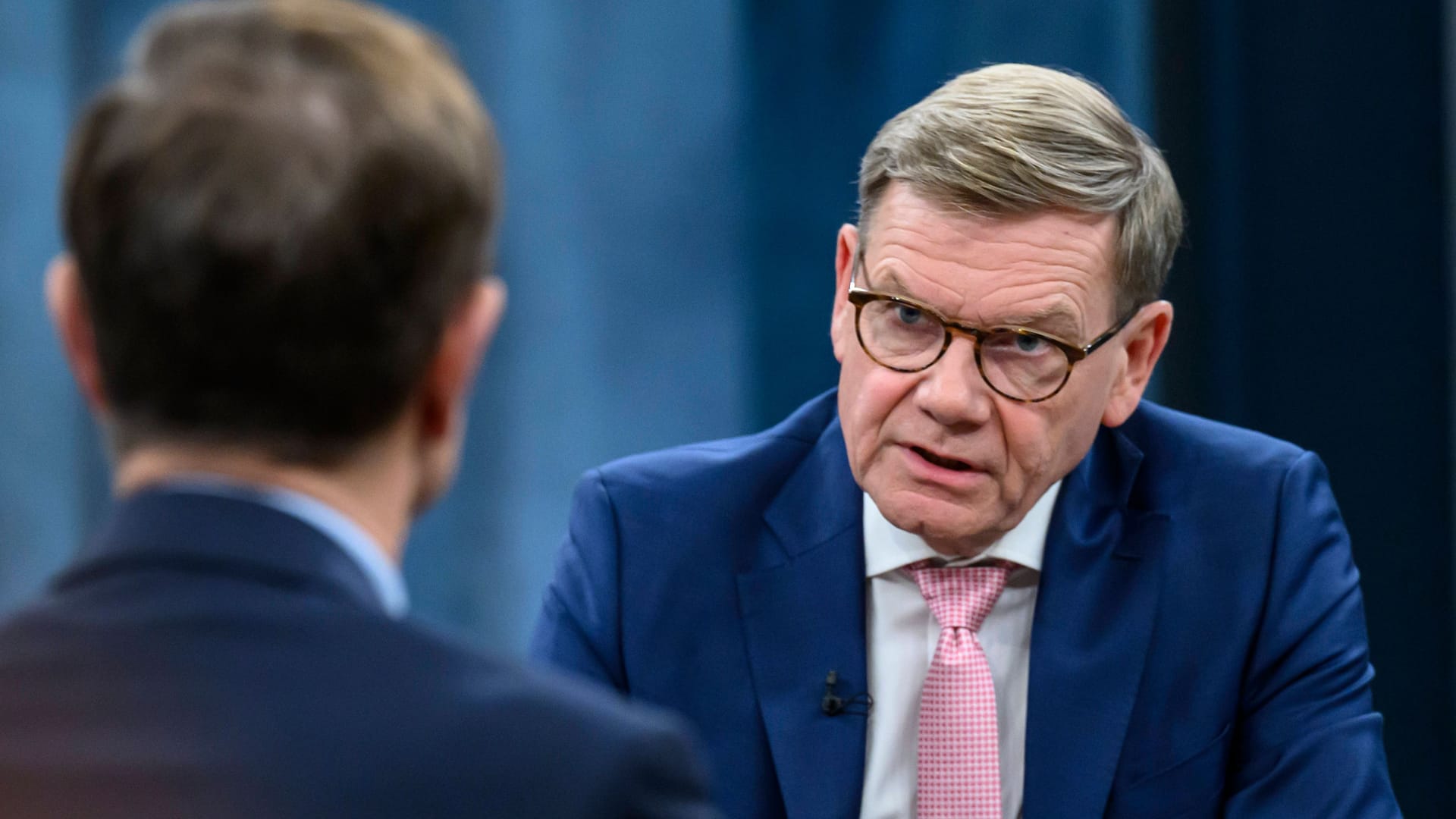 Außenminister Johann Wadephul (CDU) zu Gast bei Caren Miosga. Außenminister Johann Wadephul (CDU) zu Gast bei Caren Miosga.