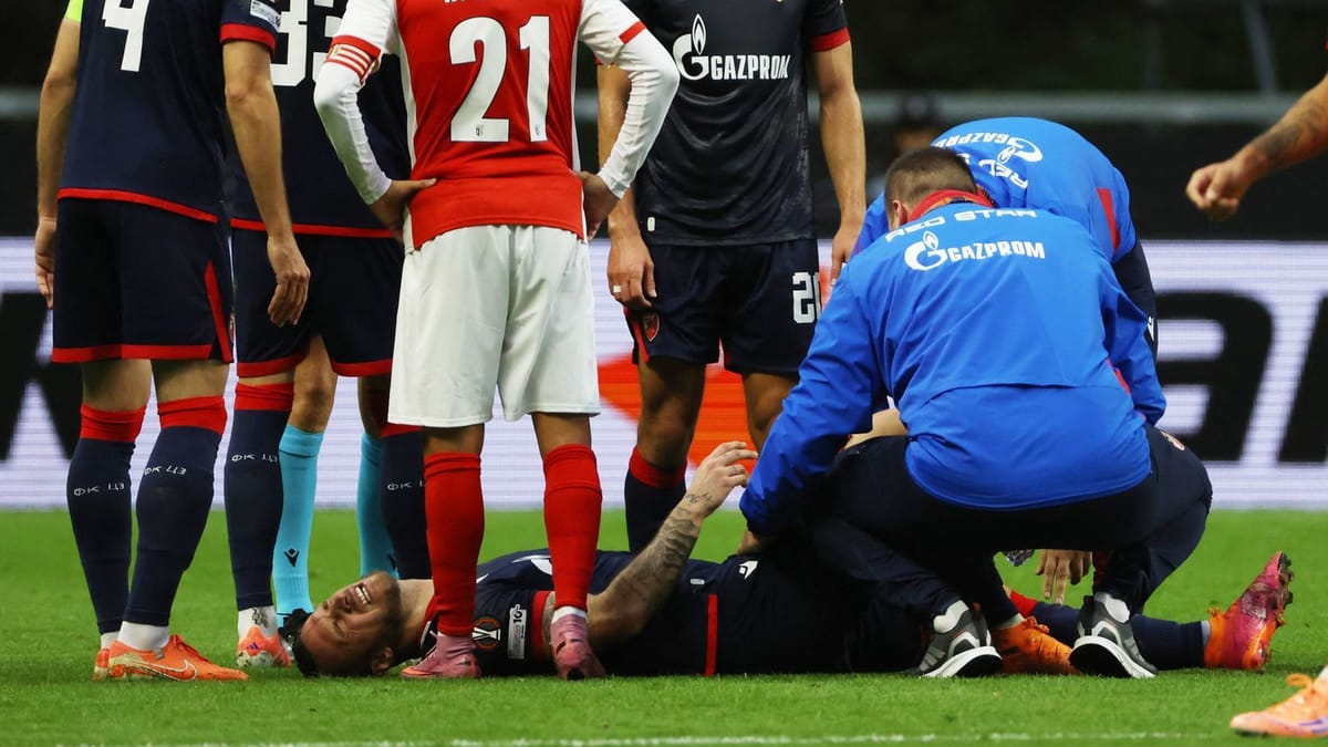 Marko Arnautovic: Sorge – Stürmer bei Belgrad-Spiel wohl schwer verletzt