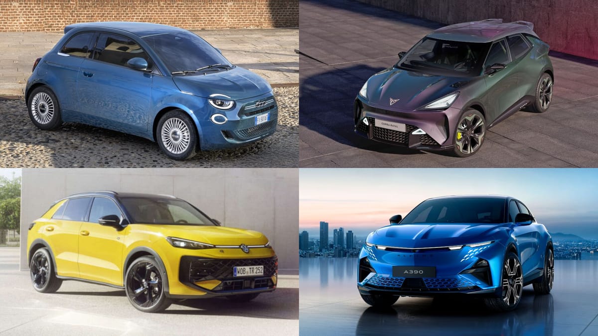 VW T-Roc, Cupra Raval, Fiat 500 Hybrid: Diese Autos starten im November